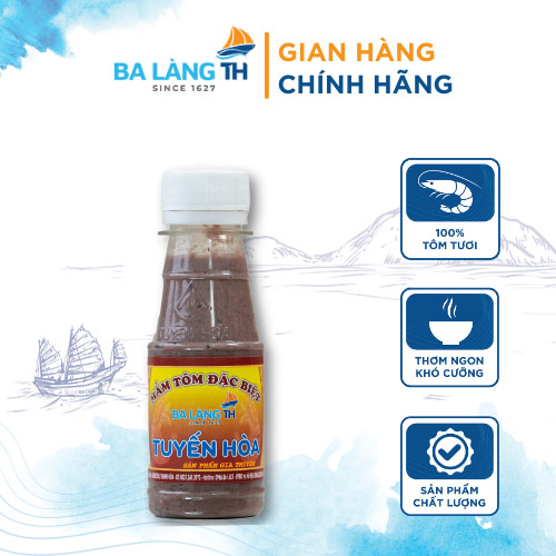 Mắm Tôm Đặc Biệt Ba Làng TH Tuyến Hòa 120gr